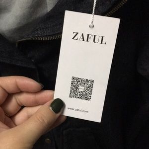 Zaful Jackets & Coats - Denim/ sweatshirt jacket, never been worn! Zaful Jackets & Coats - Denim/ sweatshirt jacket, never been worn!
